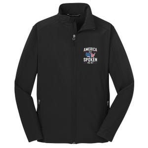 America Has Spoken 2024 Usa 45 4 7 Core Soft Shell Jacket