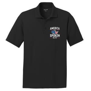 America Has Spoken 2024 Usa 45 4 7 PosiCharge RacerMesh Polo