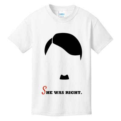 Adolf Hitler She Was Right Kids T-Shirt