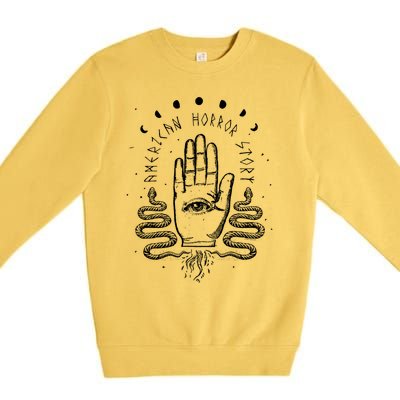 American Horror Story Occult Hand Gift Premium Crewneck Sweatshirt