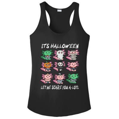 Axolotl Halloween Scare You ALotl Axolotl Ladies PosiCharge Competitor Racerback Tank