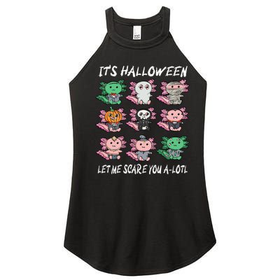 Axolotl Halloween Scare You ALotl Axolotl Women's Perfect Tri Rocker Tank