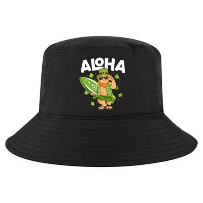 Aloha Hawaii Surfing Leprechaun St Patricks Day Hawaiian Meaningful Gift Cool Comfort Performance Bucket Hat