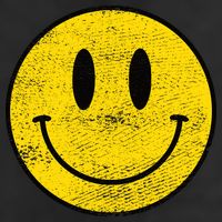 ACID HOUSE SMILEY TECHNO RAVE DJ FESTIVAL 7 Panel Mesh Trucker Snapback Hat