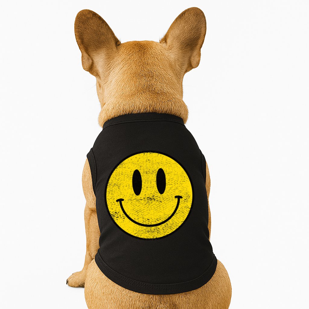 ACID HOUSE SMILEY TECHNO RAVE DJ FESTIVAL Doggie Tank