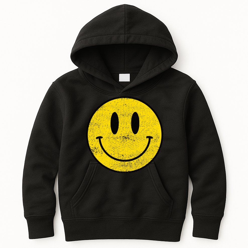 ACID HOUSE SMILEY TECHNO RAVE DJ FESTIVAL Kids Hoodie