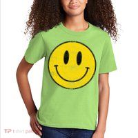 ACID HOUSE SMILEY TECHNO RAVE DJ FESTIVAL Kids T-Shirt