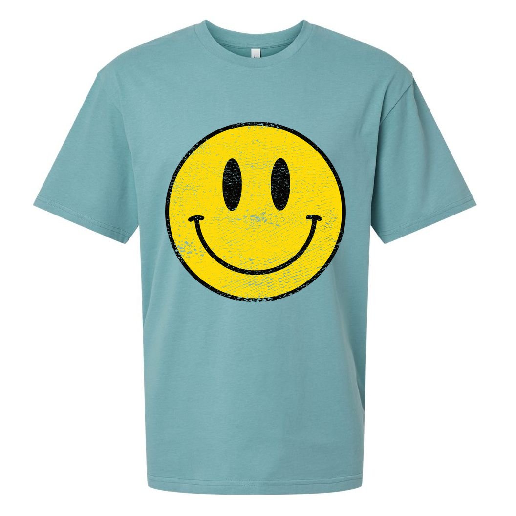 ACID HOUSE SMILEY TECHNO RAVE DJ FESTIVAL Sueded Cloud Jersey T-Shirt