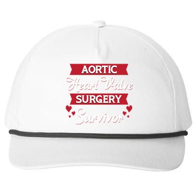 Aortic Heart Surgery Survivor Heart Disease Awareness Month Cool Gift Snapback Five-Panel Rope Hat