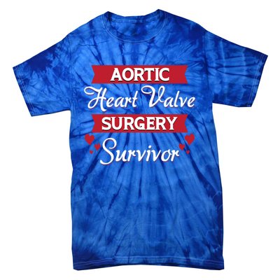 Aortic Heart Surgery Survivor Heart Disease Awareness Month Cool Gift Tie-Dye T-Shirt