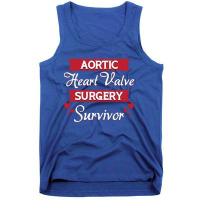 Aortic Heart Surgery Survivor Heart Disease Awareness Month Cool Gift Tank Top