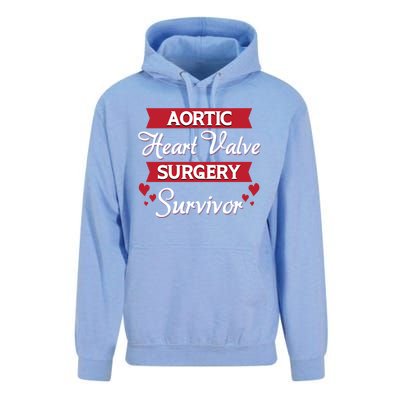 Aortic Heart Surgery Survivor Heart Disease Awareness Month Cool Gift Unisex Surf Hoodie