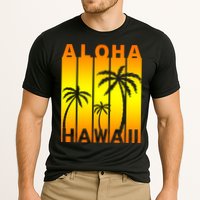 Aloha Hawaii Sunset Palm Trees Cooling Performance Crew T-Shirt