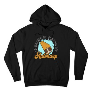 Auto Harp String Instrument Musician Musical Music Hoodie