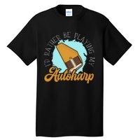 Auto Harp String Instrument Musician Musical Music Tall T-Shirt