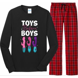 Adult Humor Saying Toys Before Funny Long Sleeve Pajama Set