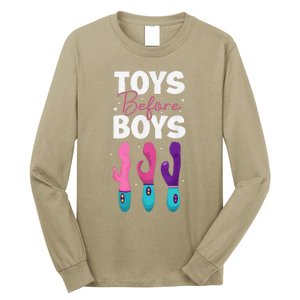 Adult Humor Saying Toys Before Funny Long Sleeve Shirt