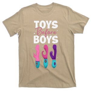 Adult Humor Saying Toys Before Funny T-Shirt