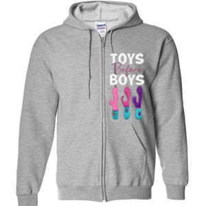 Adult Humor Saying Toys Before Funny Full Zip Hoodie