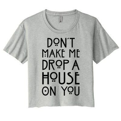 American Horror Story Drop A House Cool Gift Women's Crop Top Tee