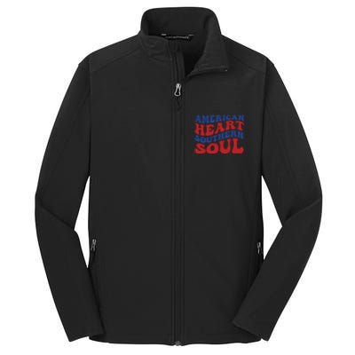 American Heart Southern Soul Memorial Day Gift Core Soft Shell Jacket