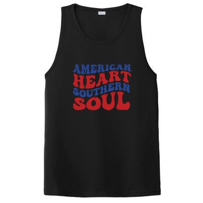 American Heart Southern Soul Memorial Day Gift PosiCharge Competitor Tank