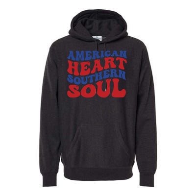 American Heart Southern Soul Memorial Day Gift Premium Hoodie