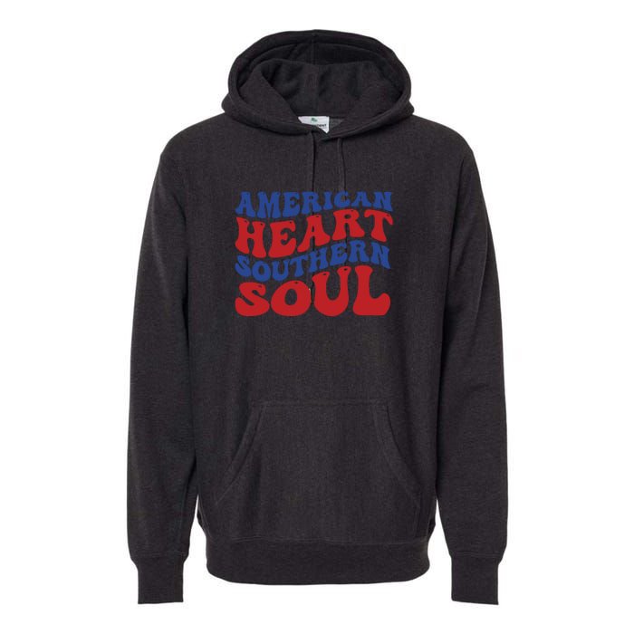 American Heart Southern Soul Memorial Day Gift Premium Hoodie