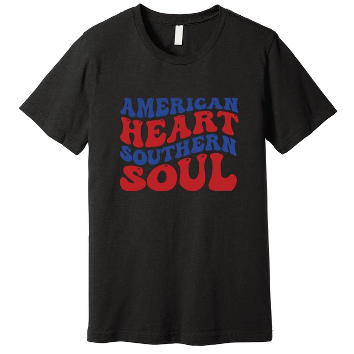 American Heart Southern Soul Memorial Day Gift Premium T-Shirt