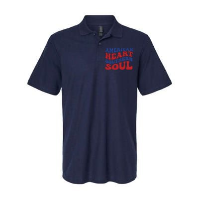 American Heart Southern Soul Memorial Day Gift Softstyle Adult Sport Polo