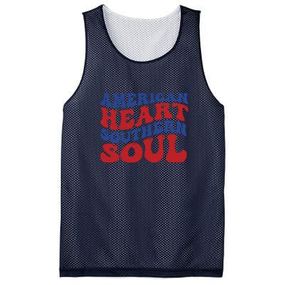 American Heart Southern Soul Memorial Day Gift Mesh Reversible Basketball Jersey Tank