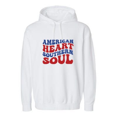 American Heart Southern Soul Memorial Day Gift Garment-Dyed Fleece Hoodie