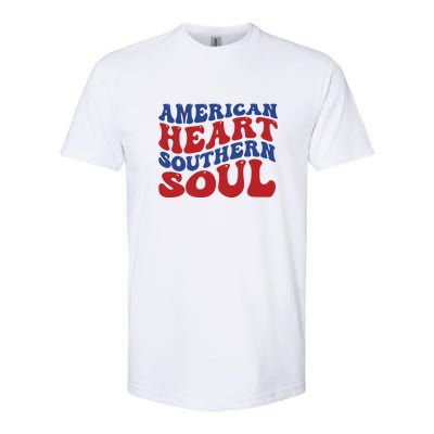 American Heart Southern Soul Memorial Day Gift Softstyle CVC T-Shirt