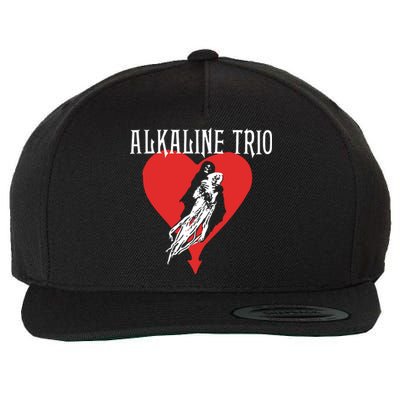 Alkalinetrio Heart Swept Alkaline Trio Wool Snapback Cap