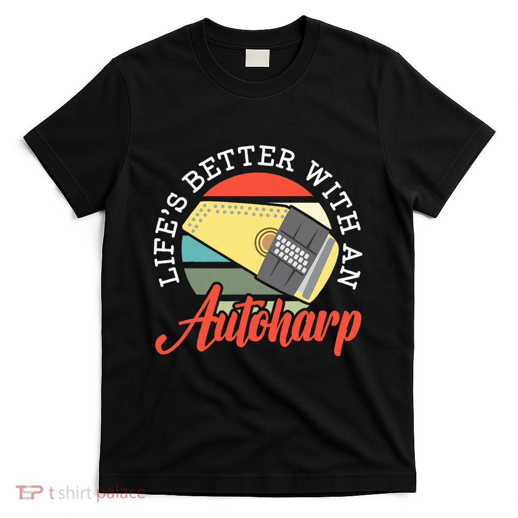 Auto Harp String Instrument Musician Musical Music T-Shirt