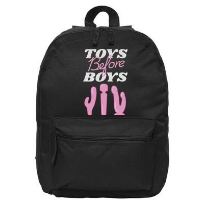 Adult Humor Saying Toys Before Funny Hilarious Women 16 in Basic Backpack