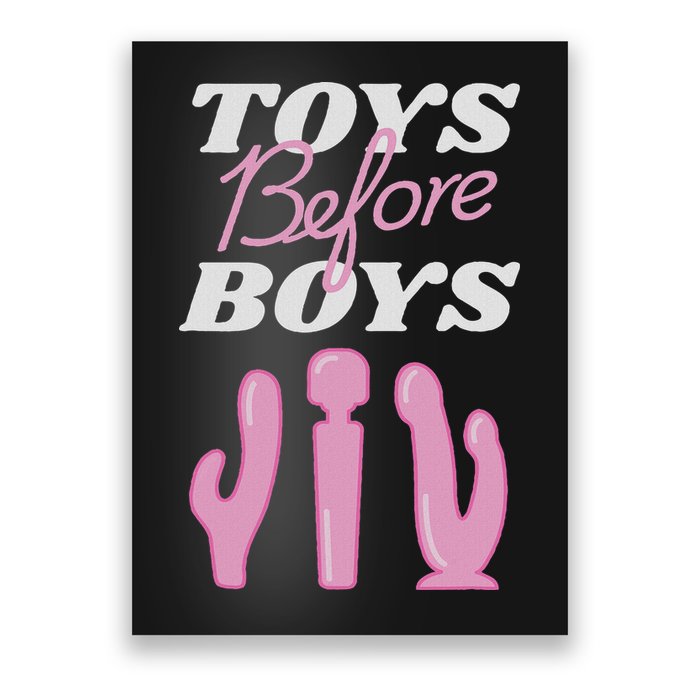 Adult Humor Saying Toys Before Funny Hilarious Women Poster