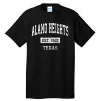 Alamo Heights Texas Tx Vintage Sports Established Tall T-Shirt