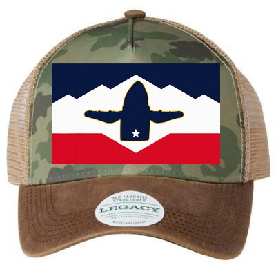 All Hail The Whale New Utah Flag Salt Lake City Slc Design Legacy Tie Dye Trucker Hat