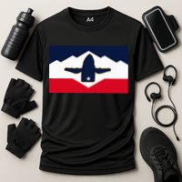 All Hail The Whale New Utah Flag Salt Lake City Slc Design Cooling Performance Crew T-Shirt