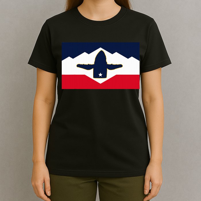 All Hail The Whale New Utah Flag Salt Lake City Slc Design T-Shirt