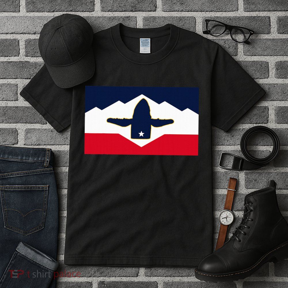 All Hail The Whale New Utah Flag Salt Lake City Slc Design Tall T-Shirt