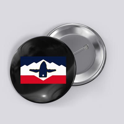 All Hail The Whale New Utah Flag Salt Lake City Slc Design Button
