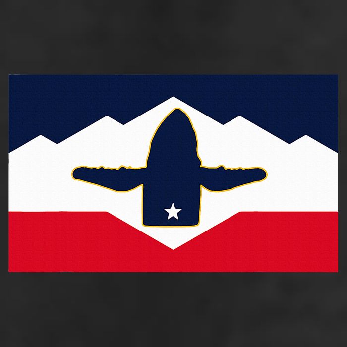 All Hail The Whale New Utah Flag Salt Lake City Slc Design Adult Drive Performance Visor