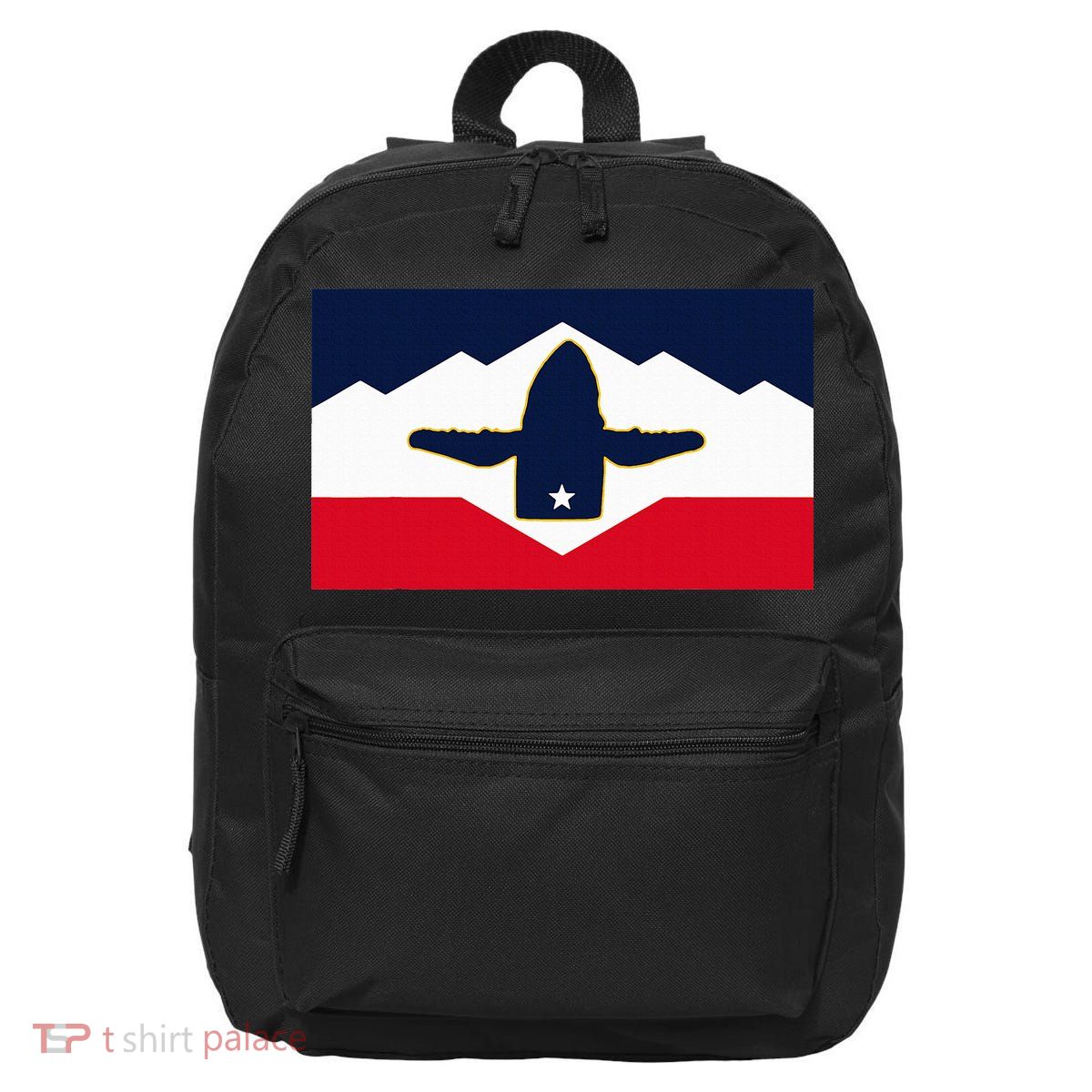 All Hail The Whale New Utah Flag Salt Lake City Slc Design 16 in Basic Backpack