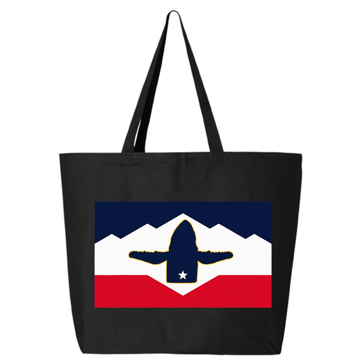 All Hail The Whale New Utah Flag Salt Lake City Slc Design 25L Jumbo Tote