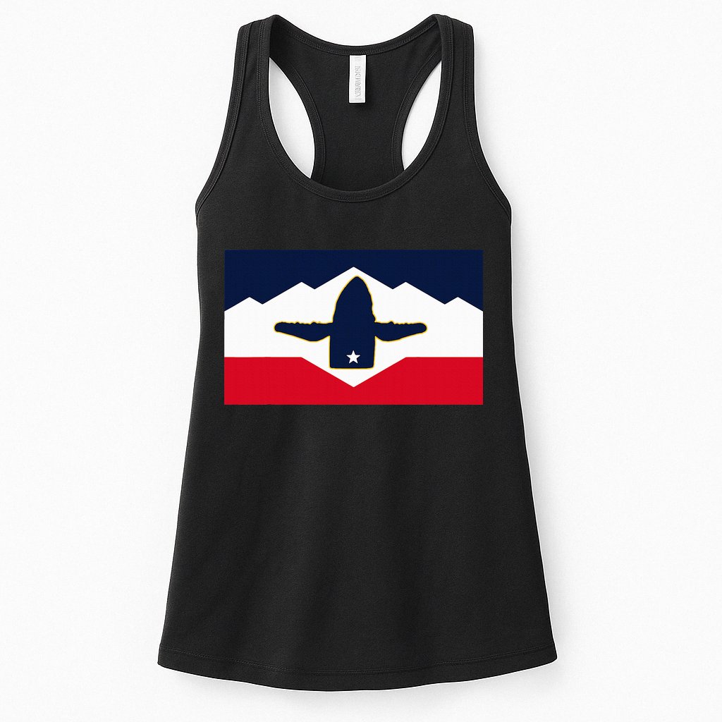 All Hail The Whale New Utah Flag Salt Lake City Slc Design Womens Tank Top