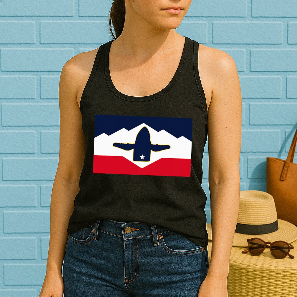 All Hail The Whale New Utah Flag Salt Lake City Slc Design Womens Tank Top