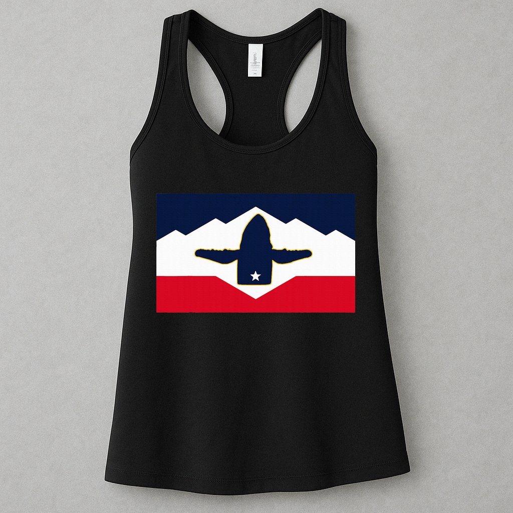 All Hail The Whale New Utah Flag Salt Lake City Slc Design Womens Tank Top