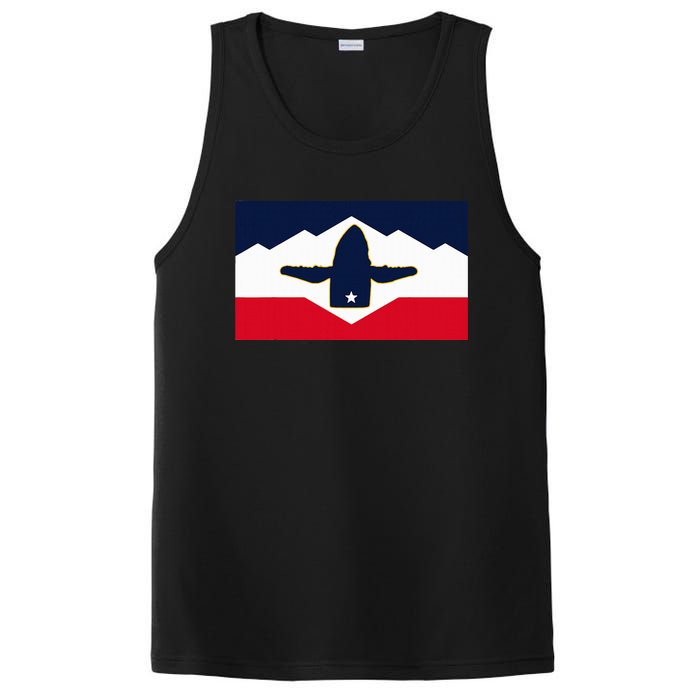 All Hail The Whale New Utah Flag Salt Lake City Slc Design PosiCharge Competitor Tank